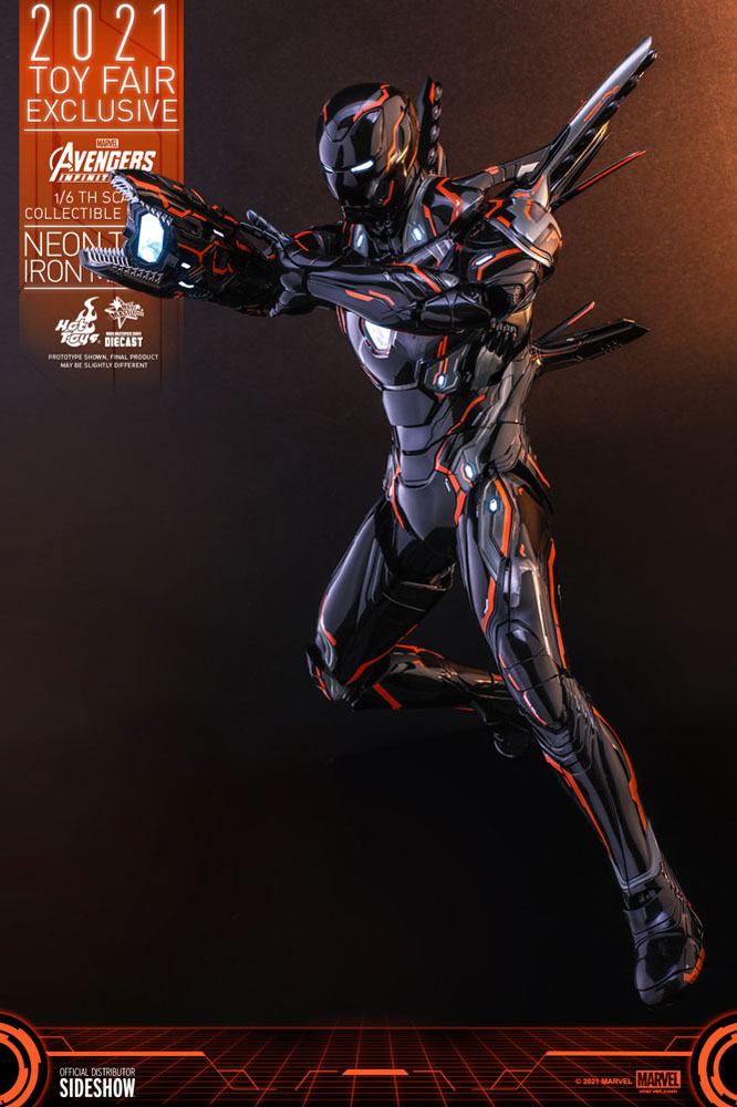 Descubre el apasionante mundo de Figura Iron Man Neon Tech Fair.