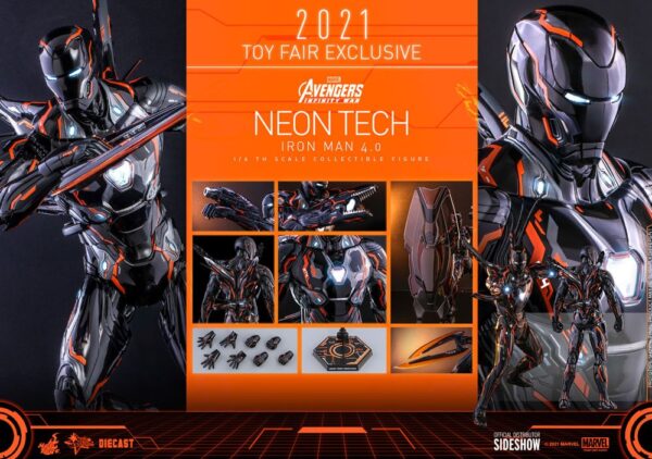 Descubre el apasionante mundo de Figura Iron Man Neon Tech Fair.