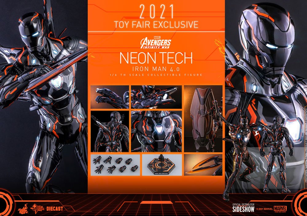 Descubre el apasionante mundo de Figura Iron Man Neon Tech Fair.