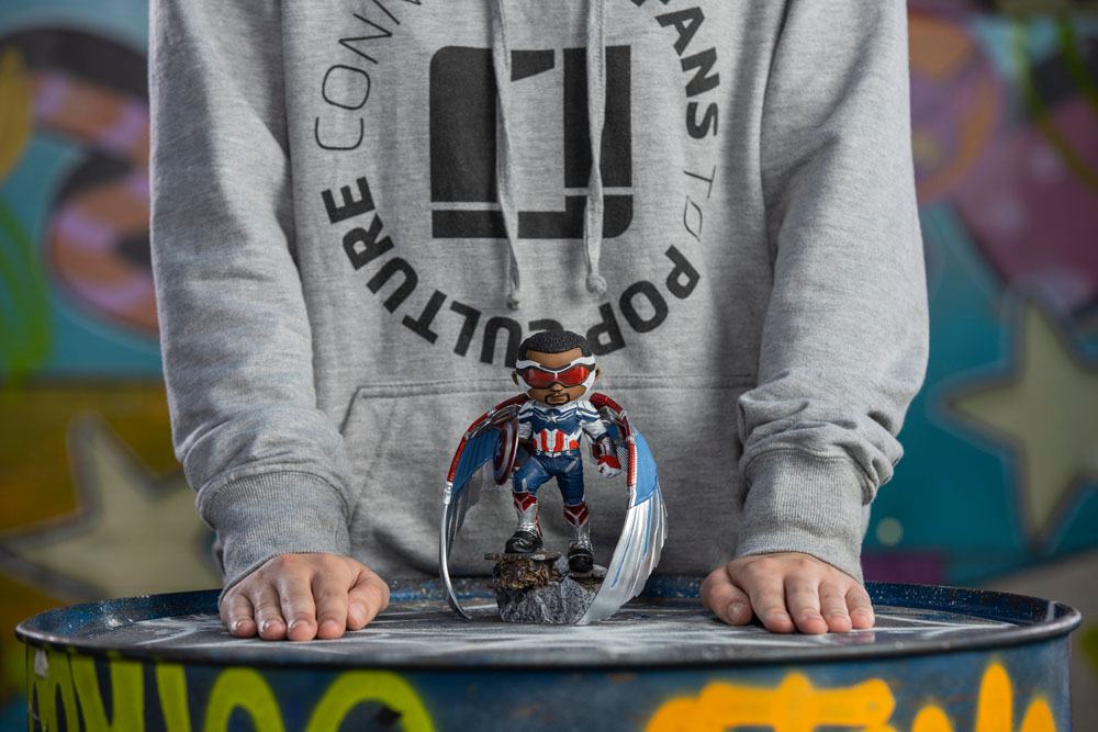 Descubre el apasionante mundo de Minifigura Mini Co Captain America Sam.