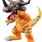Descubre el apasionante mundo de Estatua Digimon Greymon y Taichi.