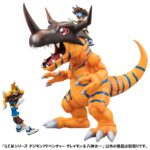 Descubre el apasionante mundo de Estatua Digimon Greymon y Taichi.