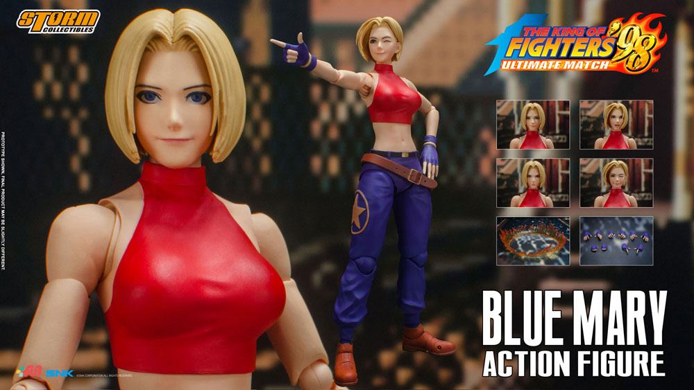 Descubre el apasionante mundo de Figura King of Fighters Blue Mary.