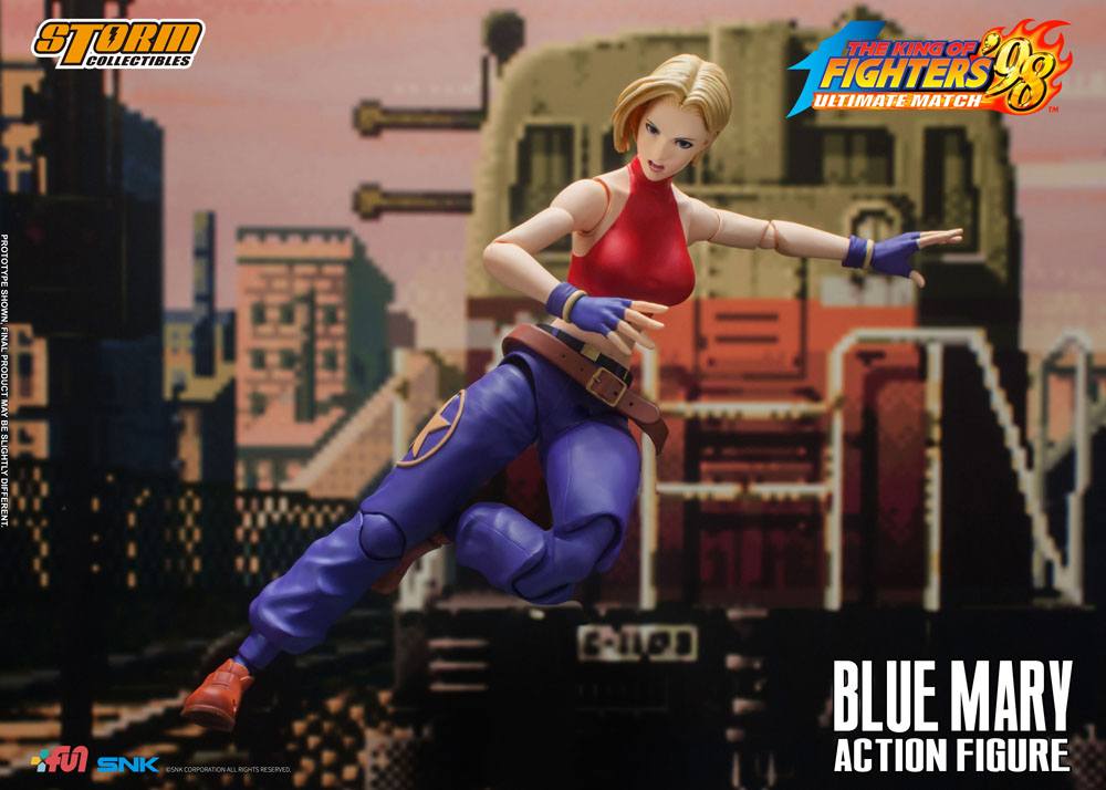 Descubre el apasionante mundo de Figura King of Fighters Blue Mary.