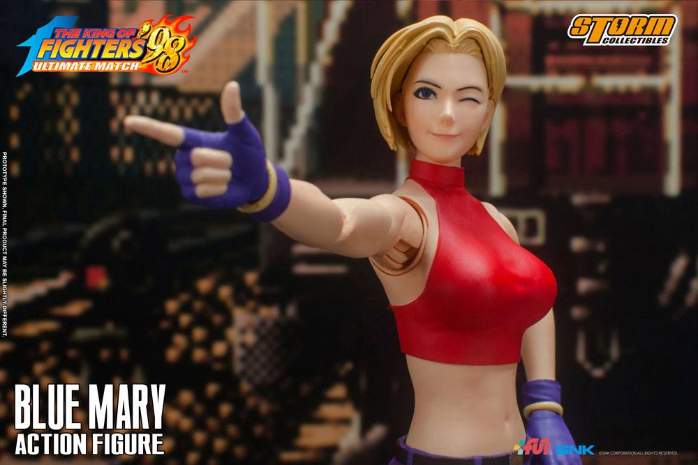 Descubre el apasionante mundo de Figura King of Fighters Blue Mary.