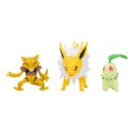 Descubre el apasionante mundo de Packs Figuras Battle Chikorita Abra Jolteon.