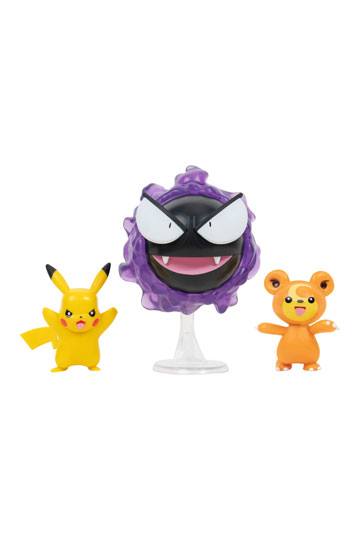 Packs Figuras Battle Teddiursa Pikachu Gastly