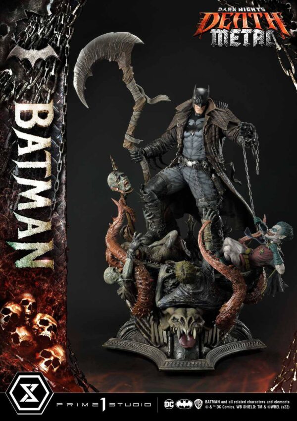 Descubre el apasionante mundo de Estatua Dark Knights Death Metal Batman.