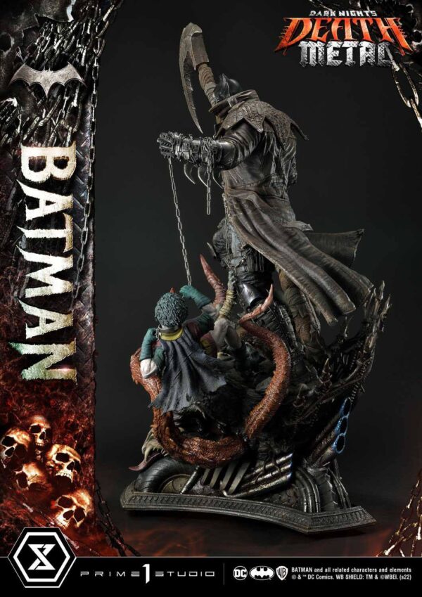 Descubre el apasionante mundo de Estatua Dark Knights Death Metal Batman.