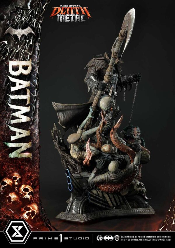 Descubre el apasionante mundo de Estatua Dark Knights Death Metal Batman.