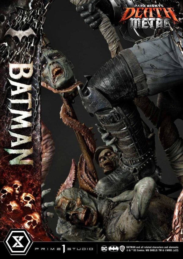 Descubre el apasionante mundo de Estatua Dark Knights Death Metal Batman.
