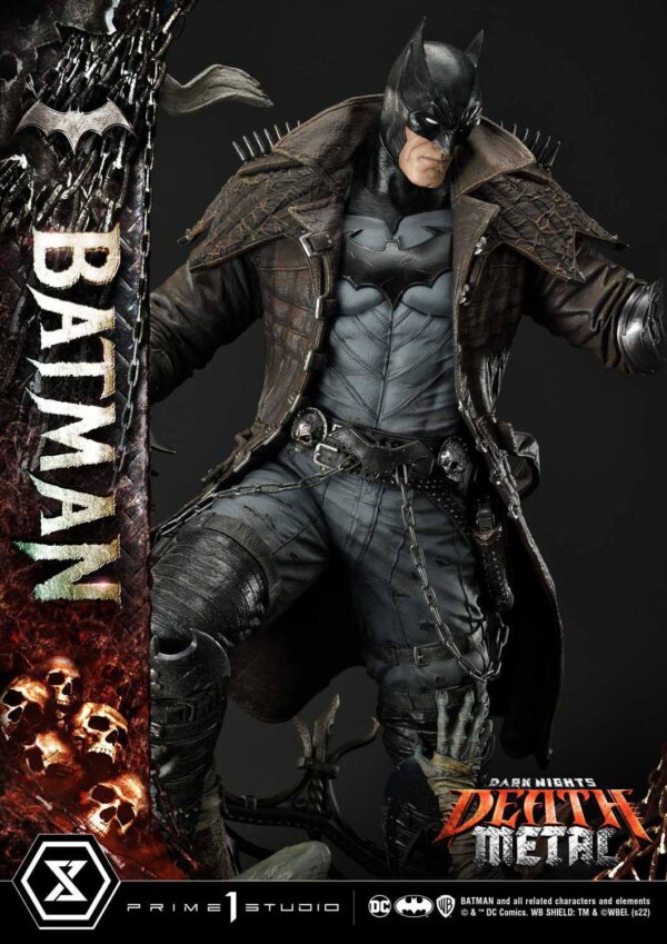 Descubre el apasionante mundo de Estatua Dark Knights Death Metal Batman.