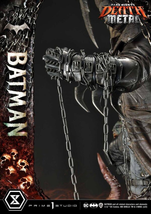 Descubre el apasionante mundo de Estatua Dark Knights Death Metal Batman.