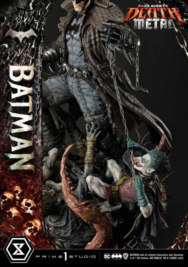 Descubre el apasionante mundo de Estatua Dark Knights Death Metal Batman.