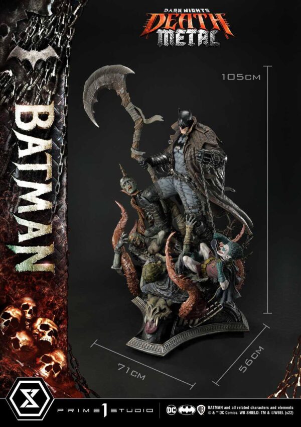 Descubre el apasionante mundo de Estatua Dark Knights Death Metal Batman.