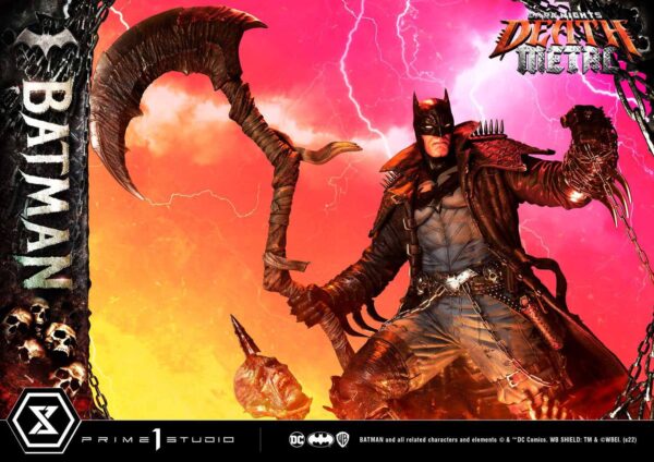 Descubre el apasionante mundo de Estatua Dark Knights Death Metal Batman.