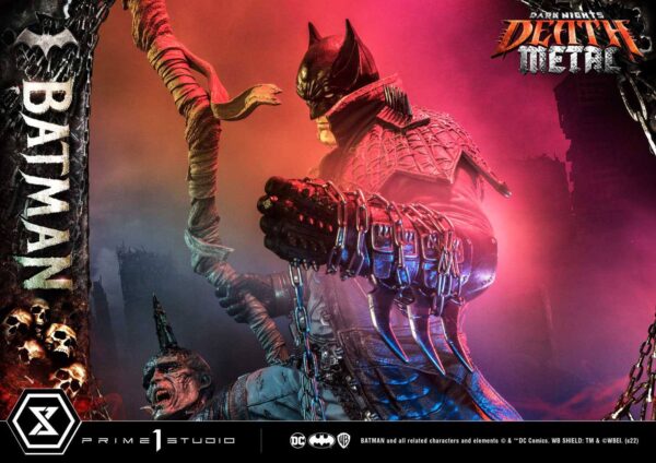 Descubre el apasionante mundo de Estatua Dark Knights Death Metal Batman.