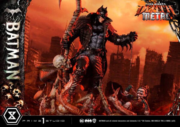 Descubre el apasionante mundo de Estatua Dark Knights Death Metal Batman.