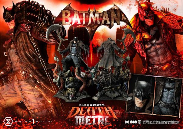 Descubre el apasionante mundo de Estatua Dark Knights Death Metal Batman.