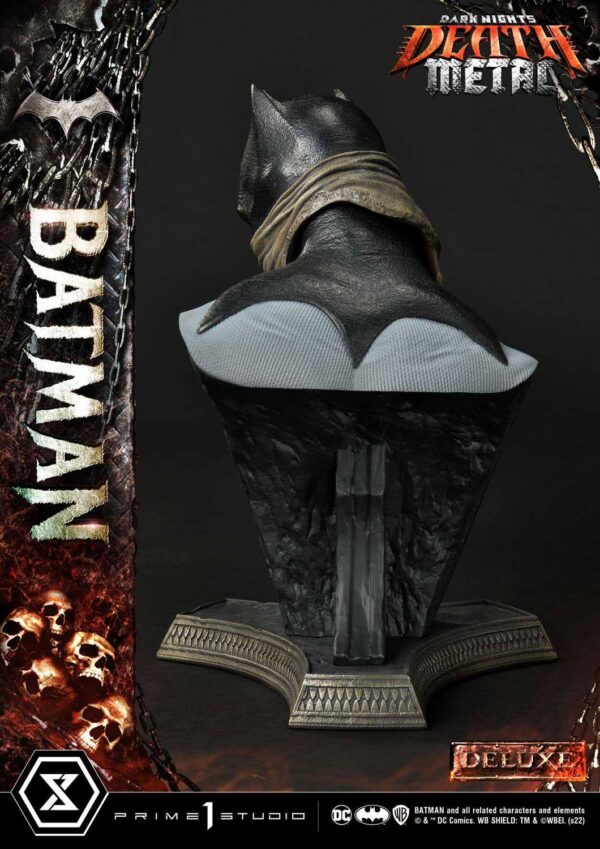 Descubre el apasionante mundo de Estatua Death Metal Batman Deluxe.