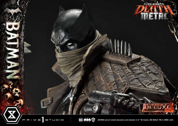 Descubre el apasionante mundo de Estatua Death Metal Batman Deluxe.