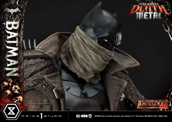 Descubre el apasionante mundo de Estatua Death Metal Batman Deluxe.