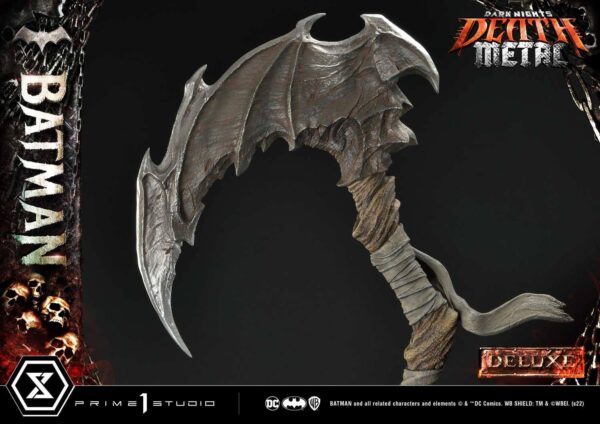 Descubre el apasionante mundo de Estatua Death Metal Batman Deluxe.