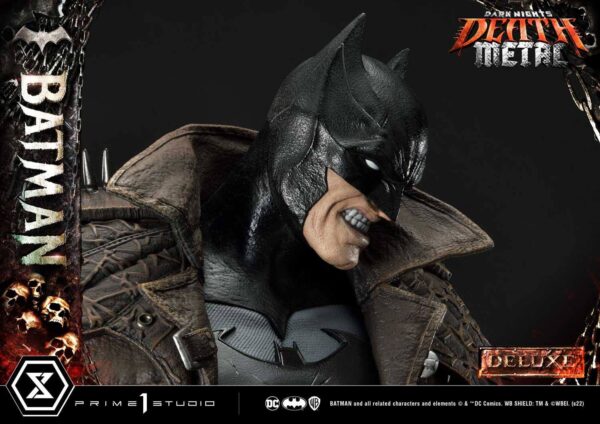 Descubre el apasionante mundo de Estatua Death Metal Batman Deluxe.