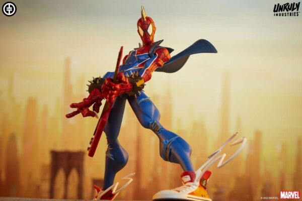 Descubre el apasionante mundo de Estatua Marvel Designer Spider Punk.
