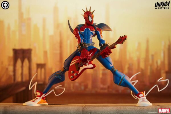 Descubre el apasionante mundo de Estatua Marvel Designer Spider Punk.