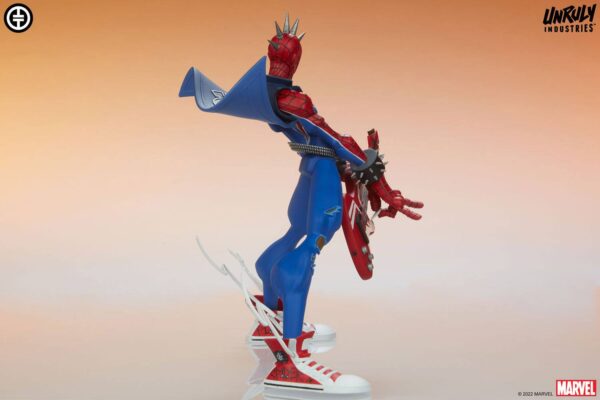 Descubre el apasionante mundo de Estatua Marvel Designer Spider Punk.