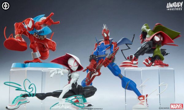 Descubre el apasionante mundo de Estatua Marvel Designer Spider Punk.