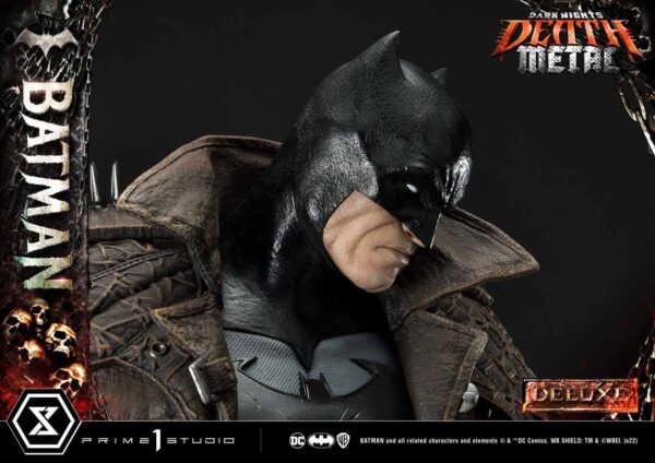 Descubre el apasionante mundo de Estatua Death Metal Batman Deluxe.