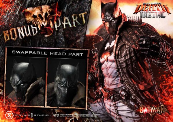 Descubre el apasionante mundo de Estatua Death Metal Batman Deluxe.