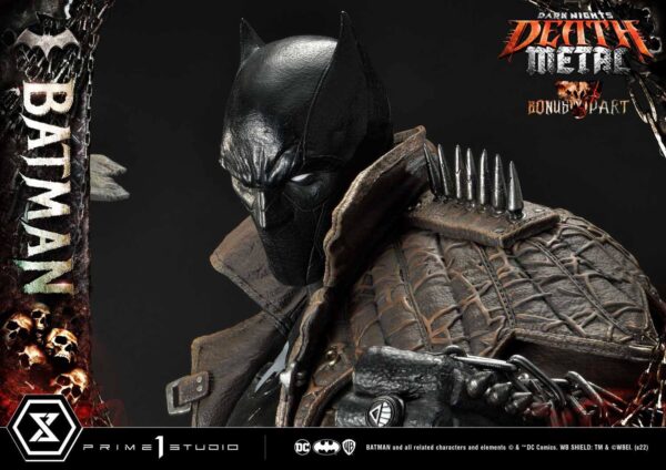 Descubre el apasionante mundo de Estatua Death Metal Batman Deluxe.