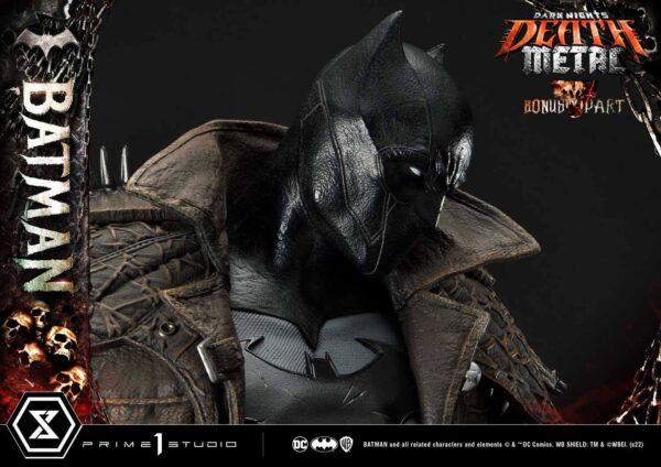 Descubre el apasionante mundo de Estatua Death Metal Batman Deluxe.