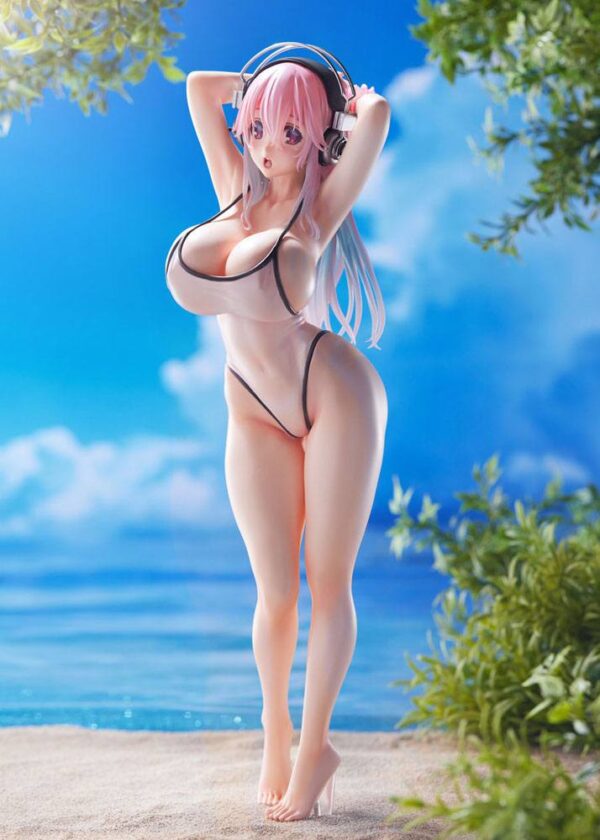 Descubre el apasionante mundo de Estatua DreamTech Super Sonico White Swimsuit.