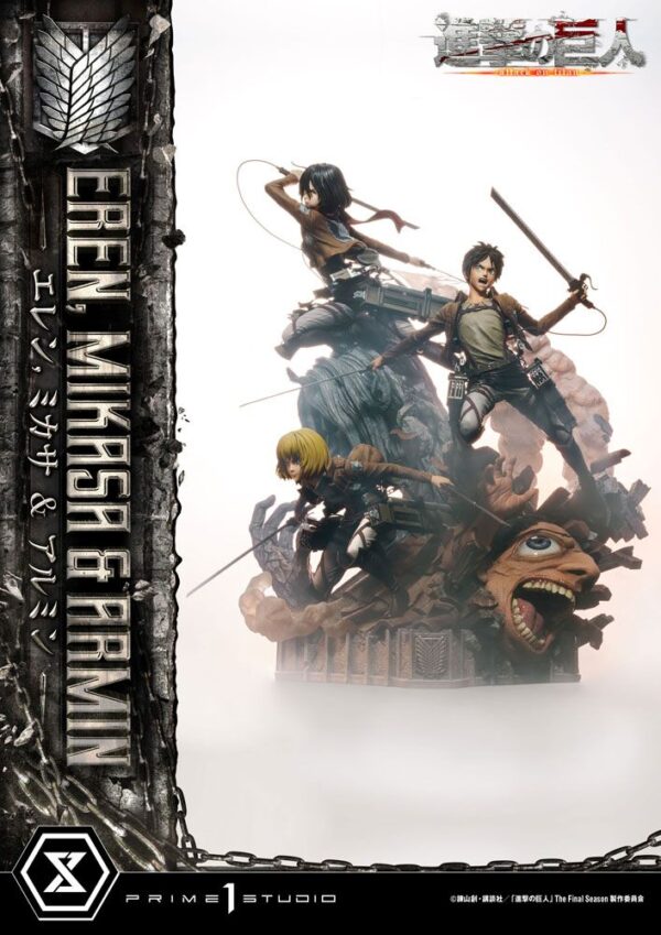 Descubre el apasionante mundo de Estatua Eren Mikasa y Armin.