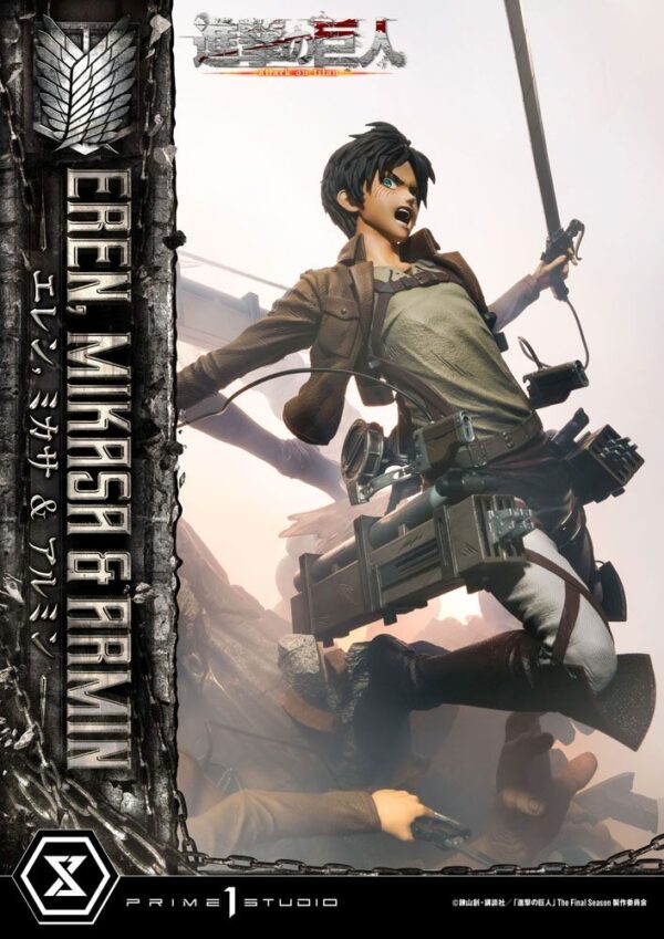 Descubre el apasionante mundo de Estatua Eren Mikasa y Armin.