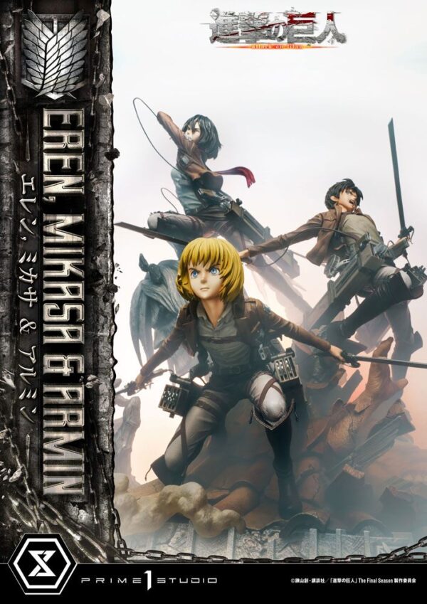 Descubre el apasionante mundo de Estatua Eren Mikasa y Armin.