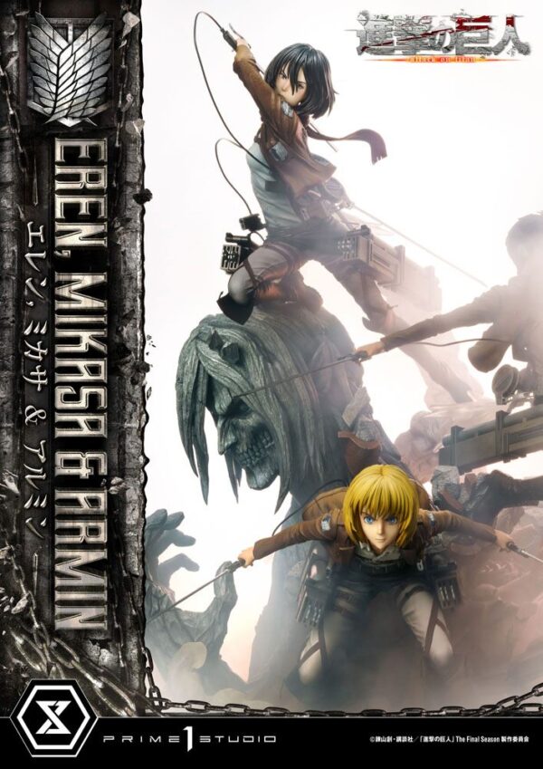 Descubre el apasionante mundo de Estatua Eren Mikasa y Armin.