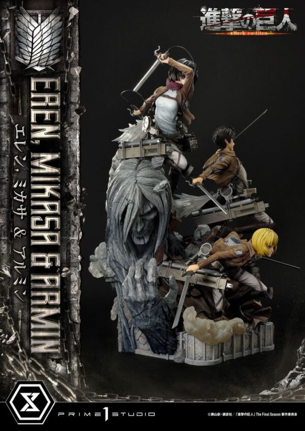 Descubre el apasionante mundo de Estatua Eren Mikasa y Armin.