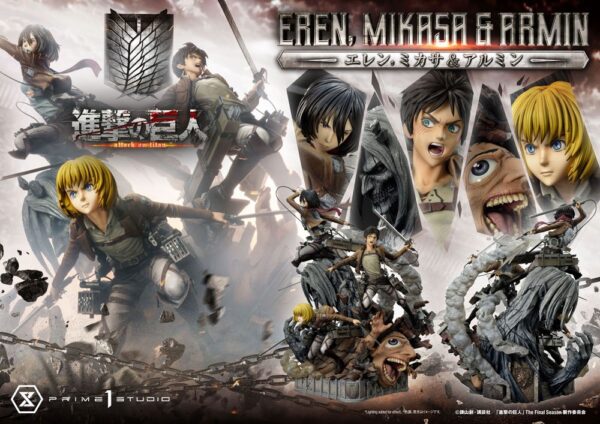 Descubre el apasionante mundo de Estatua Eren Mikasa y Armin.