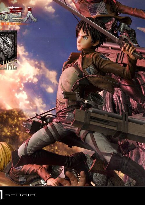 Descubre el apasionante mundo de Estatua Eren Mikasa y Armin Deluxe.