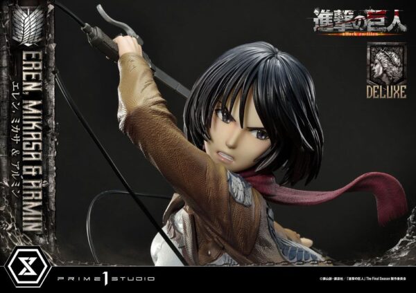 Descubre el apasionante mundo de Estatua Eren Mikasa y Armin Deluxe.