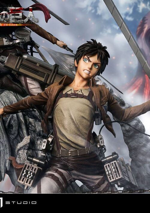 Descubre el apasionante mundo de Estatua Eren Mikasa y Armin Deluxe.