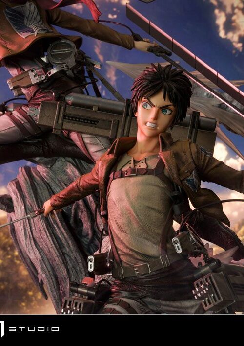 Descubre el apasionante mundo de Estatua Eren Mikasa y Armin Deluxe.
