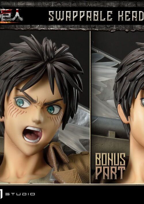 Descubre el apasionante mundo de Estatua Eren Mikasa y Armin Deluxe.