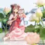 Descubre el apasionante mundo de Estatua Lotus Reflection Hanfu Girls.
