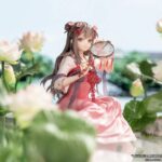 Descubre el apasionante mundo de Estatua Lotus Reflection Hanfu Girls.